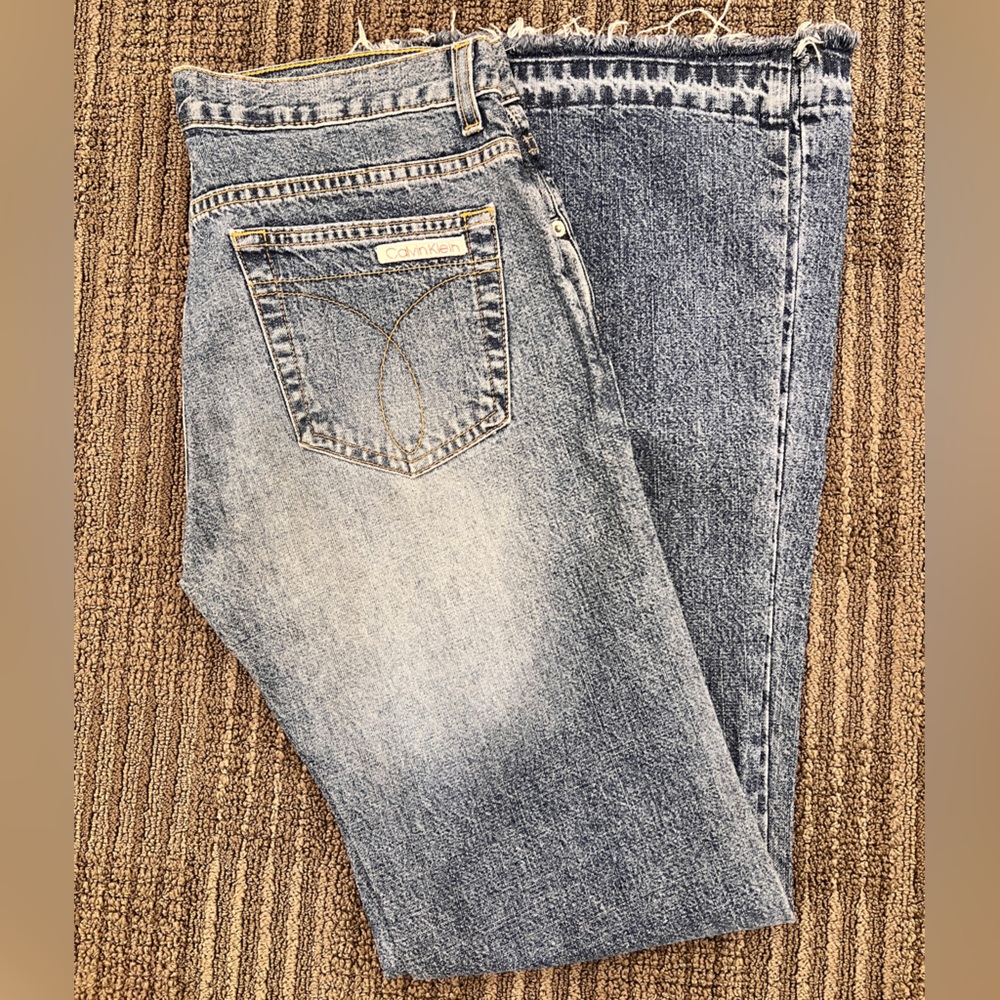 Vintage 90’s low rise, boot cut Calvin Klein jeans